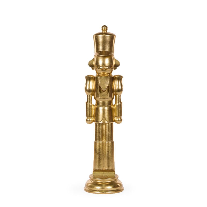 Gilded Gold Minimal Toy Soldier - My Christmas