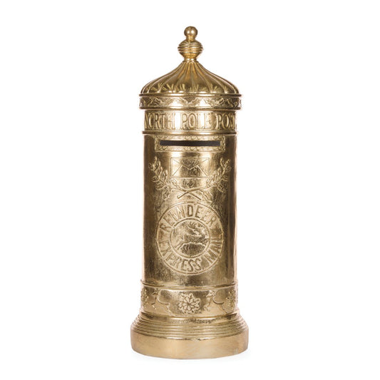 Gilded Santa Mailbox - 77cm - My Christmas