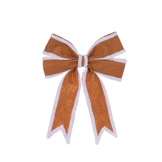 Gingerbread Bow Ornament - My Christmas