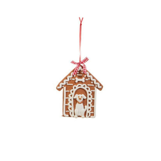 Gingerbread Doghouse Ornament - Assorted - My Christmas