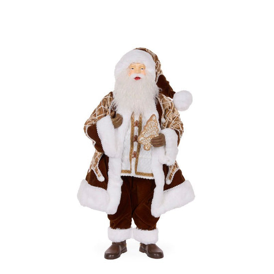 Gingerbread Fabric Mr Claus - My Christmas