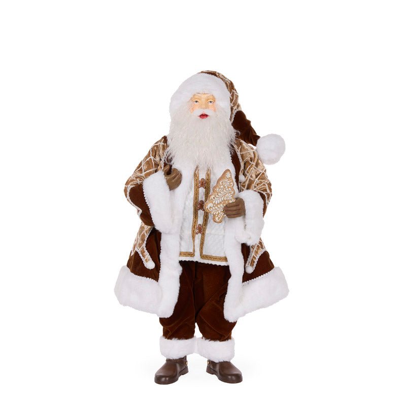 Gingerbread Fabric Mr Claus - My Christmas