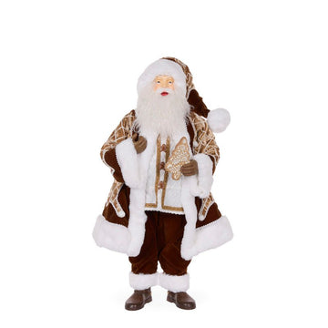 Gingerbread Fabric Mr Claus - My Christmas