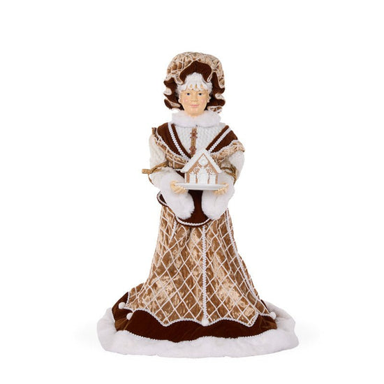 Gingerbread Fabric Mrs Claus - My Christmas
