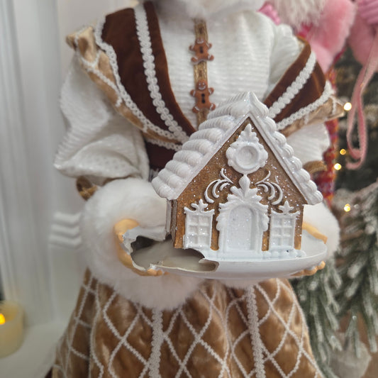 Gingerbread Fabric Mrs Claus - Seconds - My Christmas