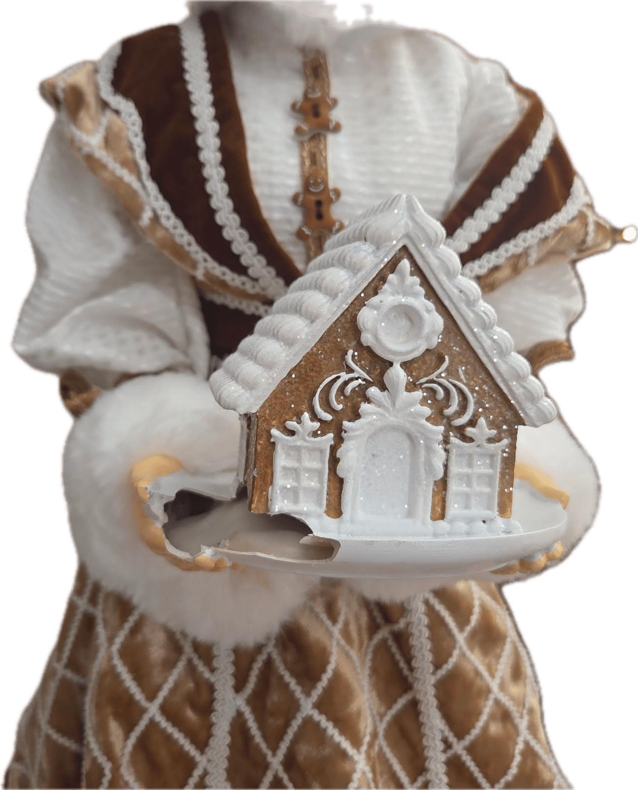Gingerbread Fabric Mrs Claus - Seconds - My Christmas