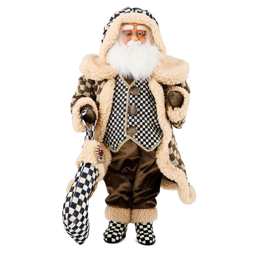 Gingerbread Fabric Santa - My Christmas