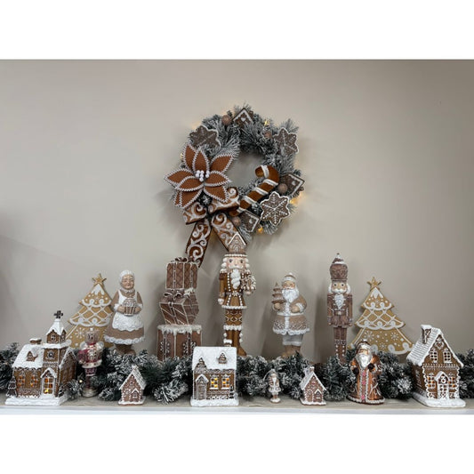 Gingerbread Frost with Candy Cane Wreath - My Christmas