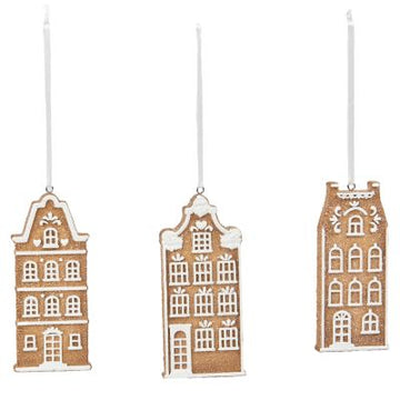 Gingerbread House Hanging Assorted - My Christmas