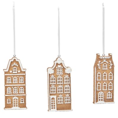 Gingerbread House Hanging Assorted - My Christmas