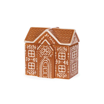 Gingerbread Mansion Jar - My Christmas