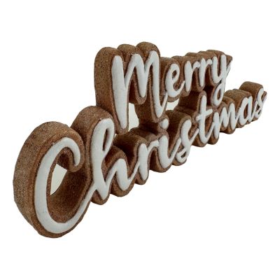 Gingerbread Merry Christmas Sign - My Christmas