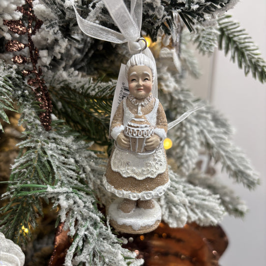 Gingerbread Mrs Claus Ornament - My Christmas