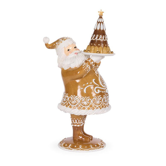 Gingerbread Santa with Cake - My Christmas