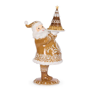 Gingerbread Santa with Cake - My Christmas