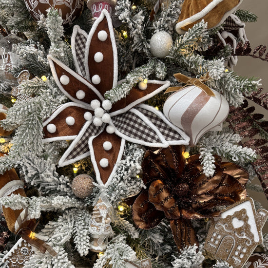 Gingerbread Santa with Tree Ornament - My Christmas
