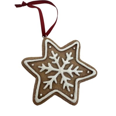 Gingerbread Snowflake Ornament - My Christmas