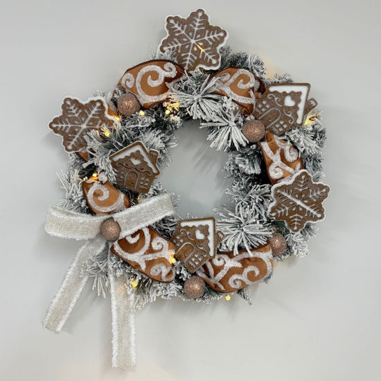 Gingerbread Swirl Ribbon - 64mm - My Christmas