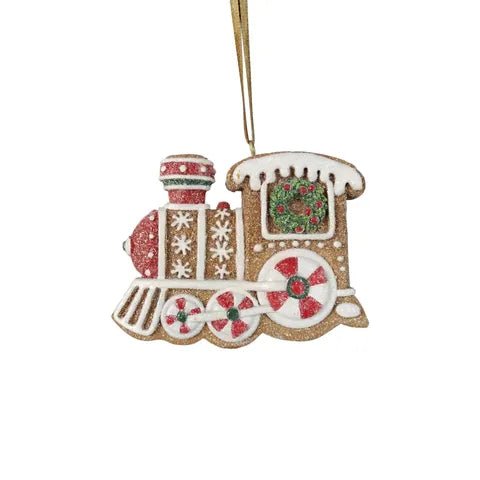 Gingerbread Train Ornament - My Christmas