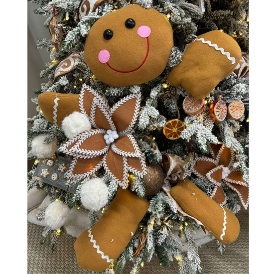 Gingerbread Wreath Enhancement 5pc Kit - My Christmas