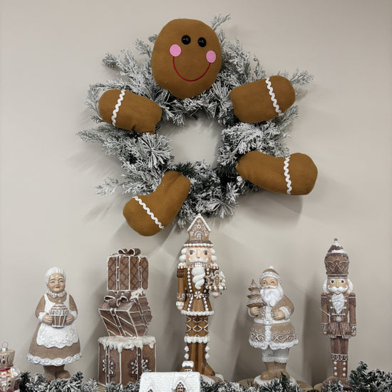 Gingerbread Wreath Enhancement 5pc Kit - My Christmas