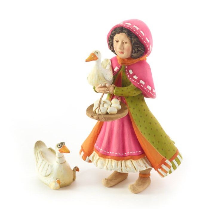 Girl With Duck Figures - My Christmas