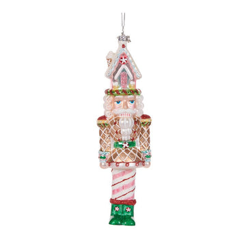 Glass Candy Joy Soldier Ornament - My Christmas