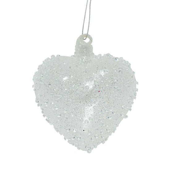 Glass Heart Ornament - My Christmas