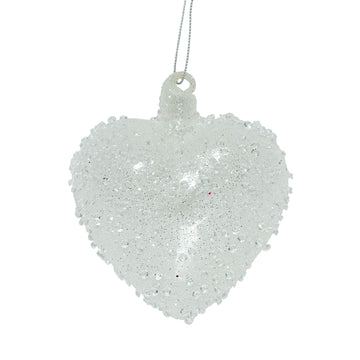 Glass Heart Ornament - My Christmas
