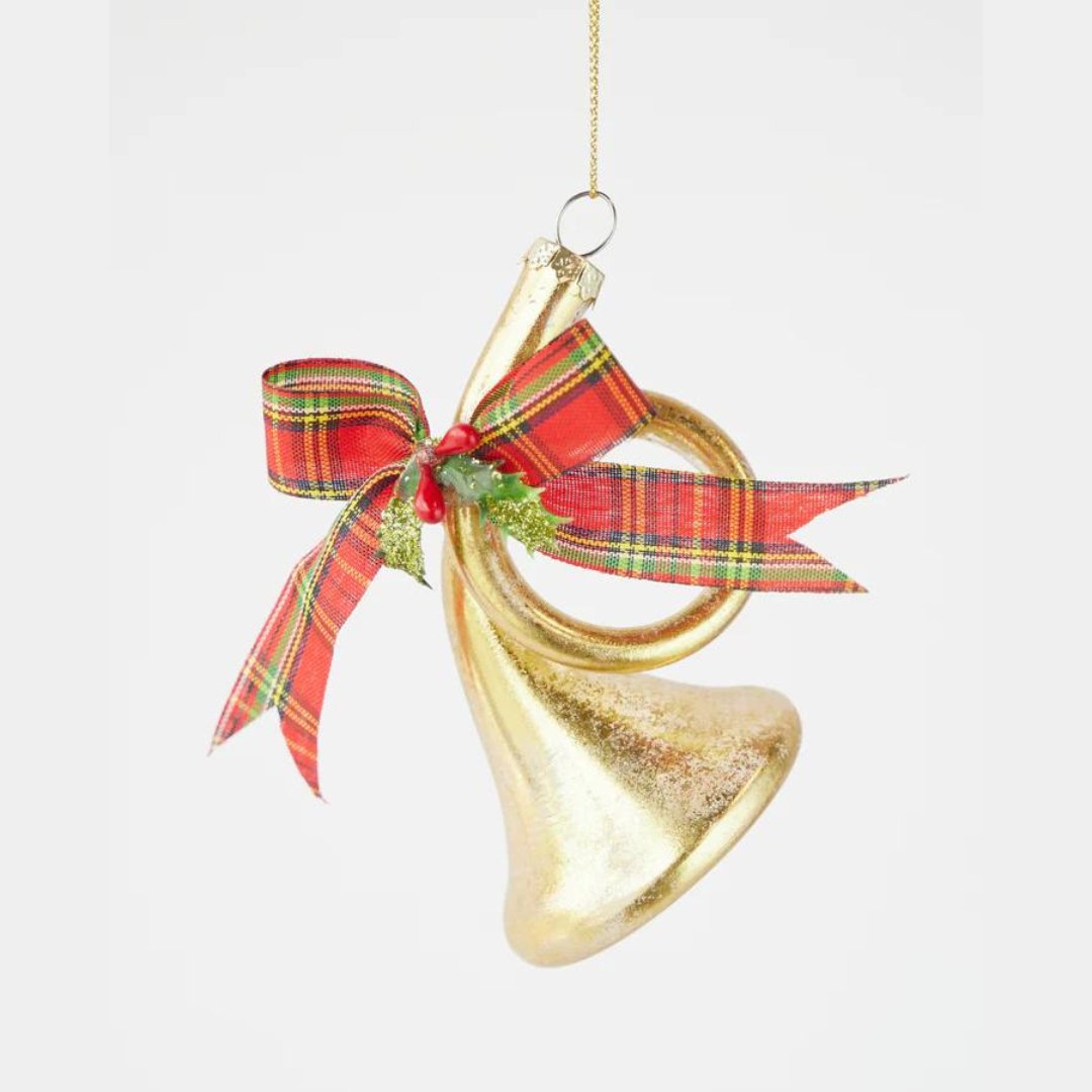 Glass Horn Ornament - My Christmas