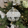 Glass Lace Ornament - 8cm - My Christmas