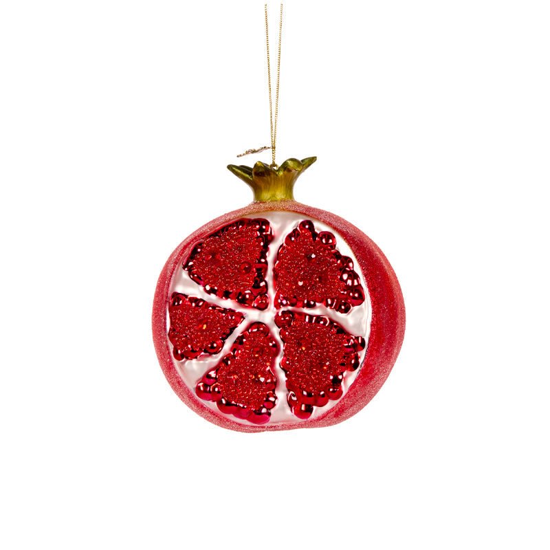 Glass Pomegranate Hanging Ornament - My Christmas