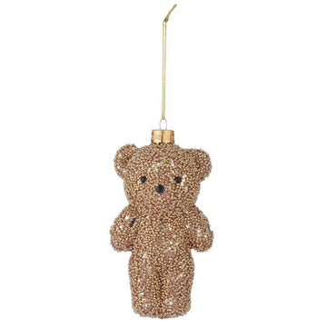Glass Teddy Bear Ornament - My Christmas