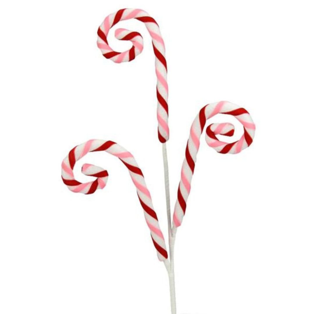 Glitter Candy Cane Spray - My Christmas