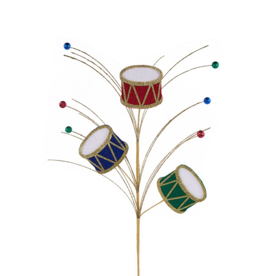 Glitter Felt Christmas Drum Spray - My Christmas