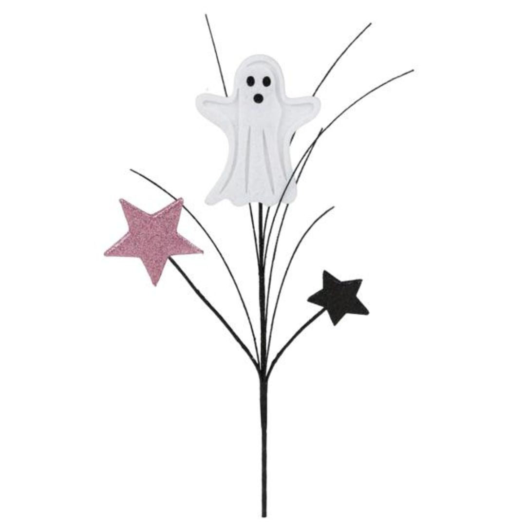 Glitter Ghost Pick - My Christmas