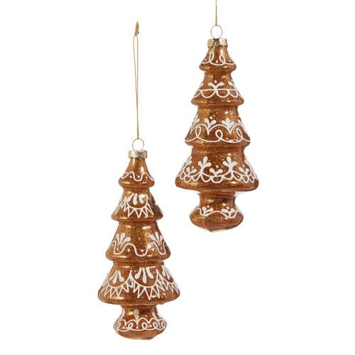 Glitter Gingerbread Tree Ornament - Assorted - My Christmas