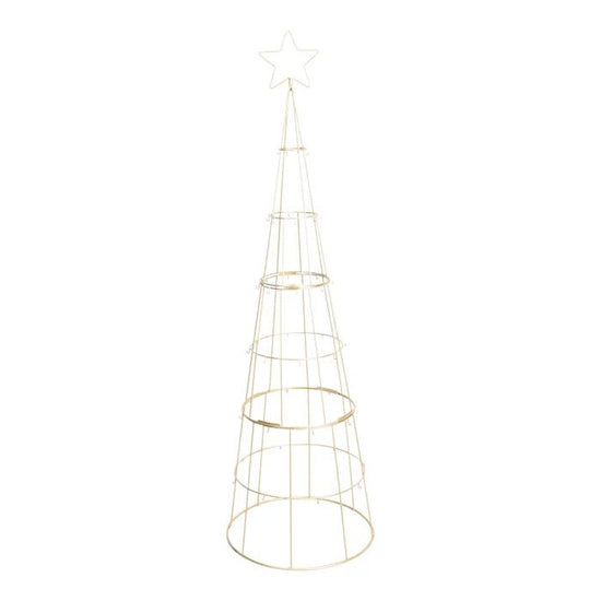 Gold 6 Tier Metal Tree - My Christmas