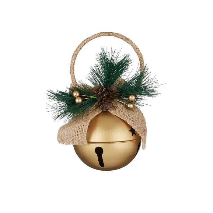 Gold Bell Doorhanger - My Christmas