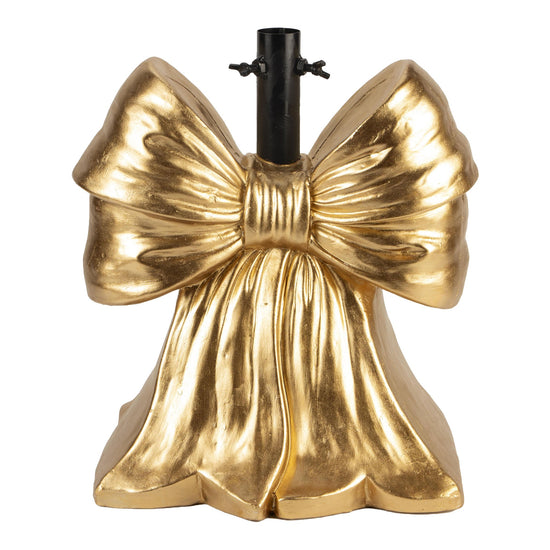 Gold Bow Tree Base - 40cm - My Christmas
