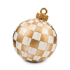 Gold Check Small Tabletop Ornament - My Christmas