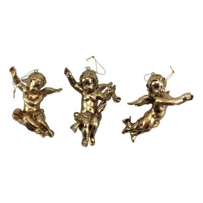 Gold Cherub Ornament - My Christmas