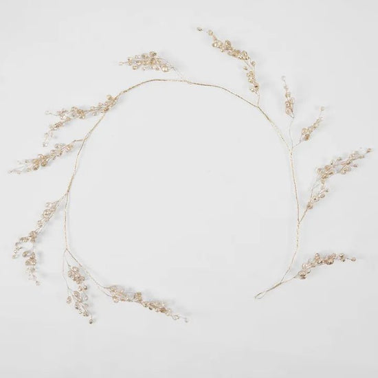 Gold Crystal Drop Garland - My Christmas