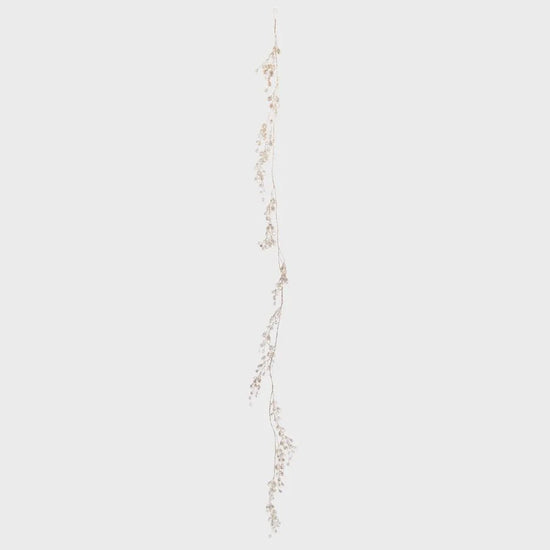 Gold Crystal Drop Garland - My Christmas