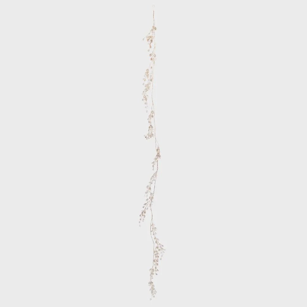 Gold Crystal Drop Garland - My Christmas