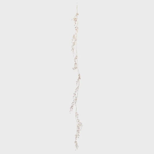 Gold Crystal Drop Garland - My Christmas