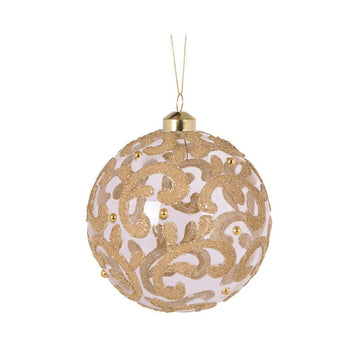 Gold Elaborate Swirl Bauble - My Christmas