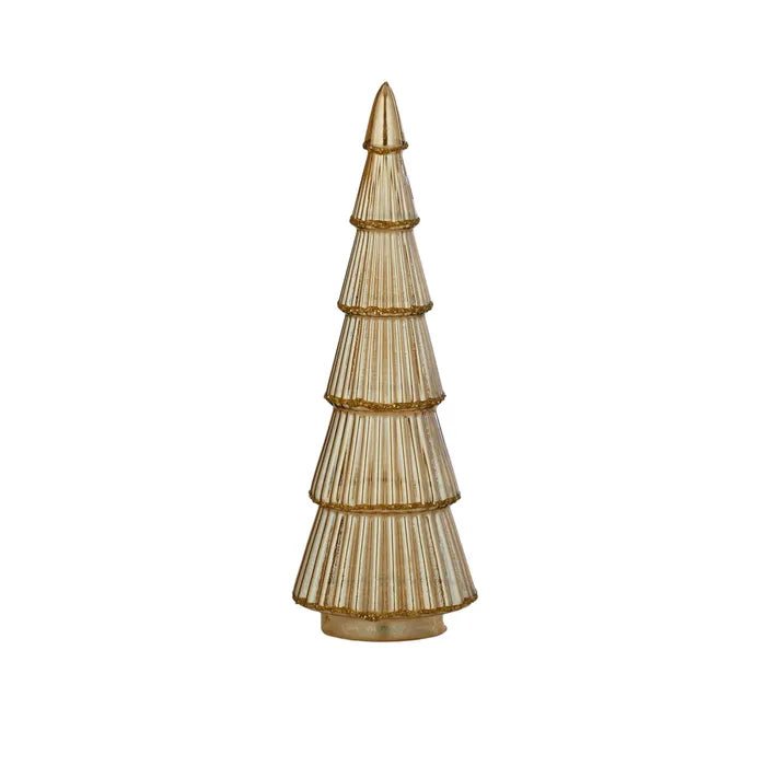 Gold Glimmer Glass Tree Glass - My Christmas