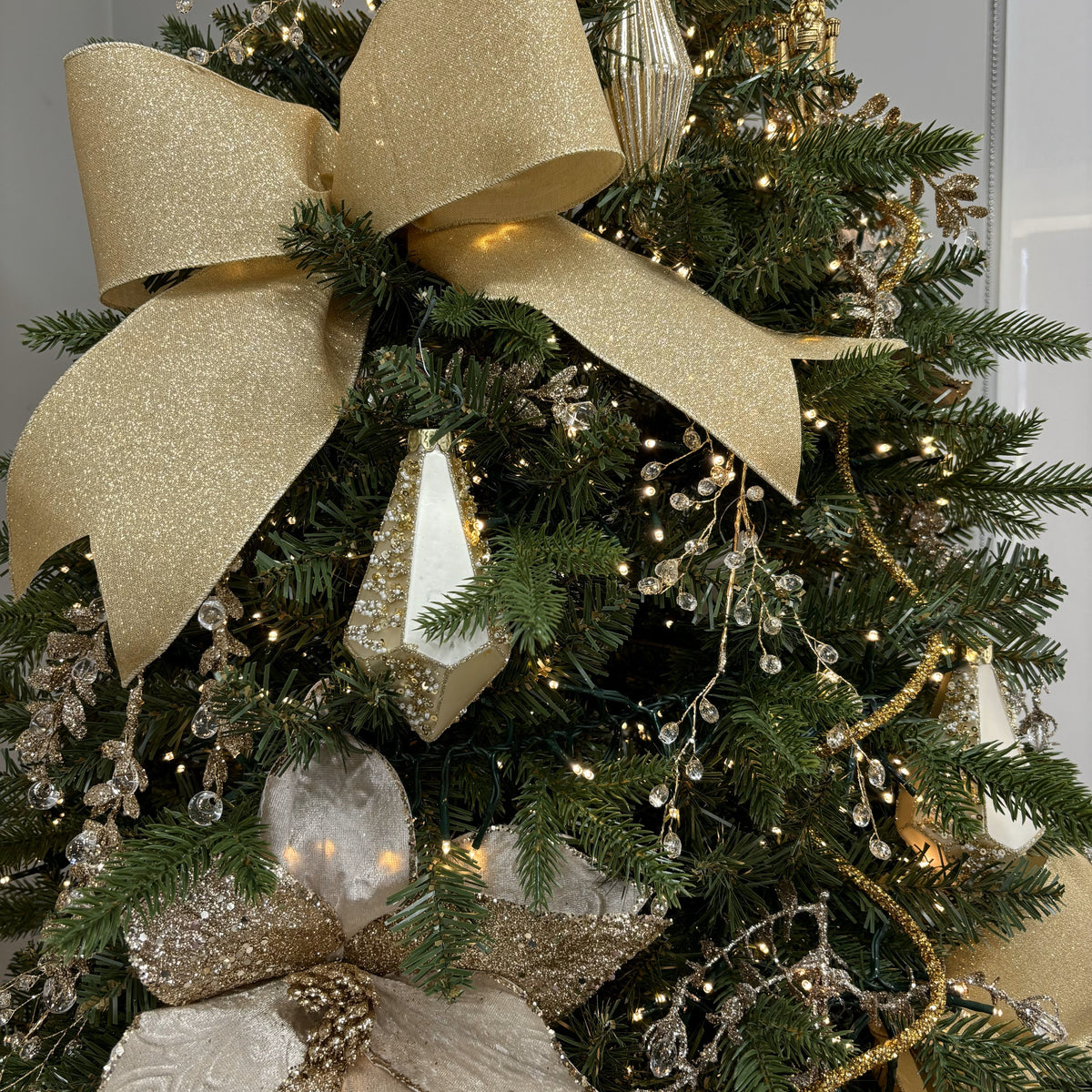 Gold Glittered Rope - 300cm - My Christmas