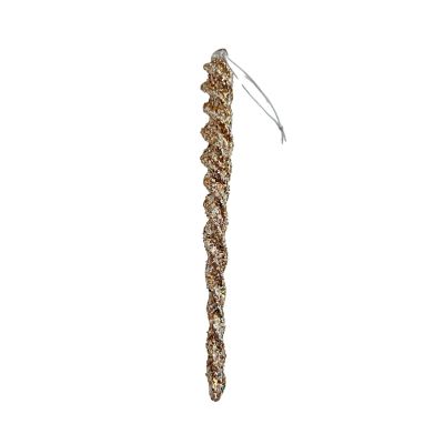Gold Icicle Ornament - 22cm - My Christmas